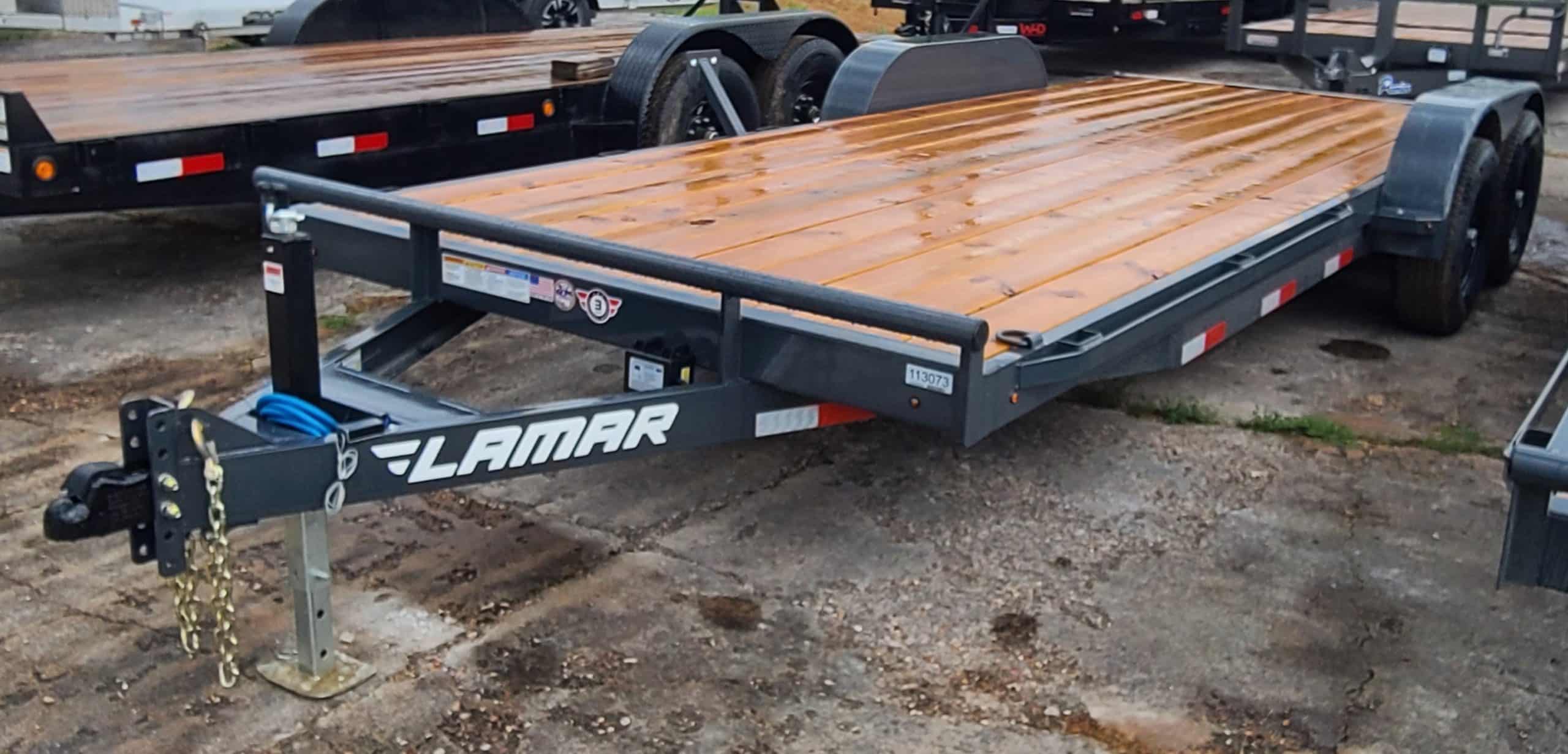 2022 LAMAR 83″ X 20′ (18′ + 2′) CAR HAULER 9.9K GVW 113073 5,400