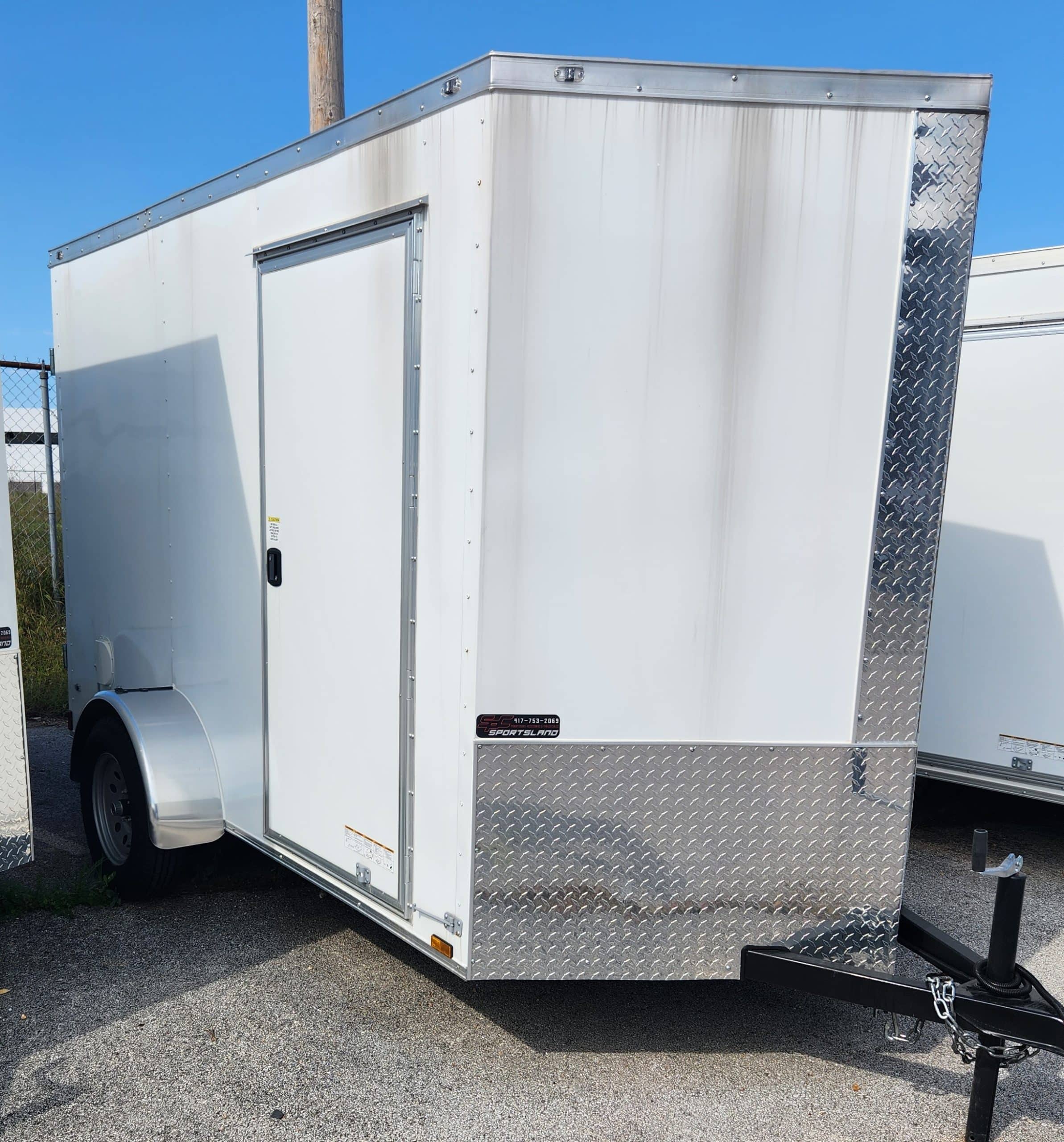 2023 Anvil Cargo 6′ X 10′ V-nose 2.9k Gvw #27117 $5,199 - Sportsland 