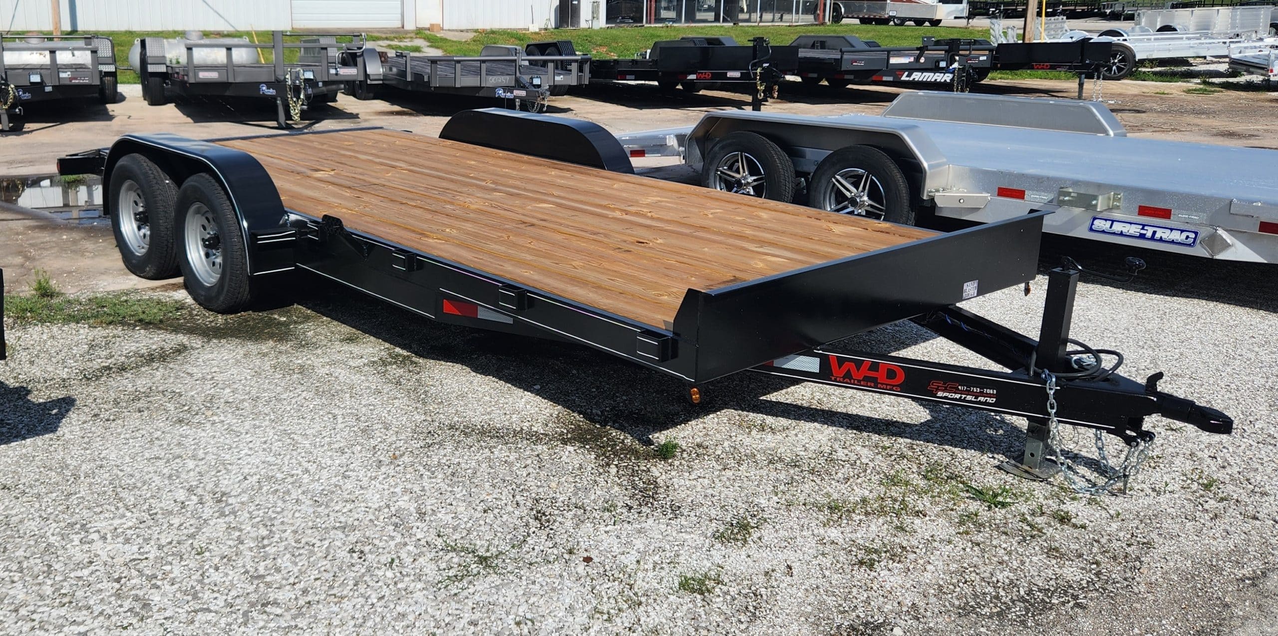 2023 WD 83″ x 18′ CAR HAULER W/2′ STEEL DOVETAIL 7K GVW 25339C 3,899